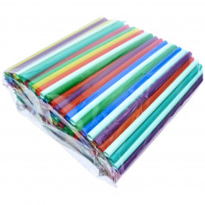 Трубочка д/коктейля bubbl 12мм*21см  цветные(250/3500)