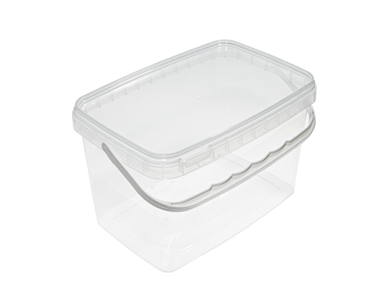 Контейнер 3,3л 250*158 ЭПс руч.проз+крышк (28/588, крышка 294)