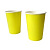 Стакан БУМ. 350мл D90мм ЖЕЛТЫЙ (50/1000)