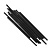 Трубочка д/коктейля 8мм*24см  черные (250/6000)