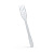 Вилка стол. 190мм прозрачная (50/2500)