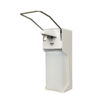 Объем: 1000 мл
Дозирование: 1,5 мл
Механизм управления: локтевой
Материал корпуса: ABS-пластик, ручка – нержавеющая сталь AISI 410
Цвет корпуса: белый
Покрытие поверхности: матовое
Крепление: настенное
Размер изделия (ШхГхВ): 103x236x272 мм
Размер